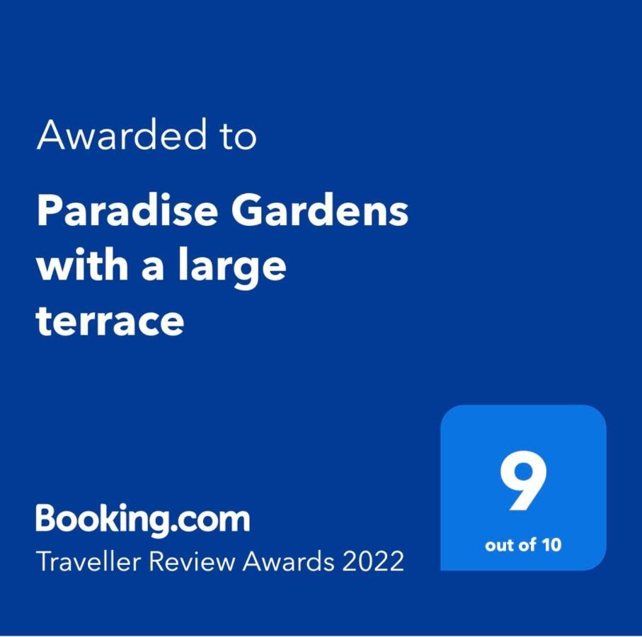 Paradise Gardens With A Large Terrace Paphos Exteriör bild